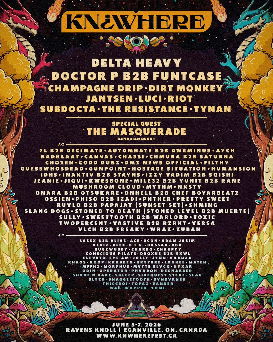 KN¿WHERE Music Festival 2026 Poster